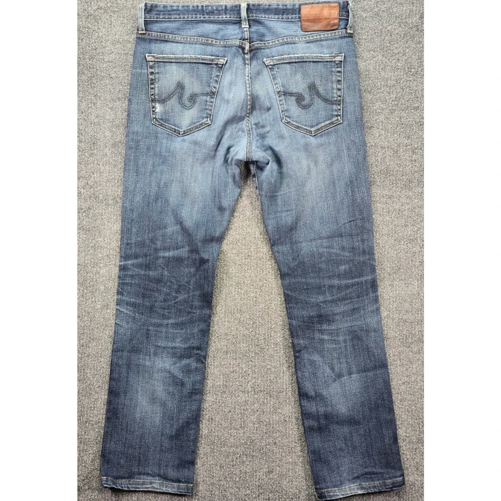 AG Adriano Goldschmied The Graduate Jeans Mens 34x34 (34x31) Blue Tailored Leg